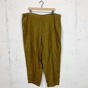 Eileen Fisher Wide Leg Oversize Trouser Pants Size Medium